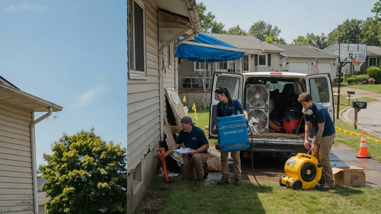 Ceiling Leak Cleanup in North Judson, IN near me