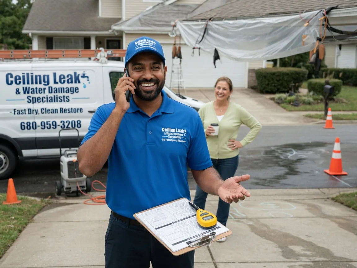 Ceiling Leak Cleanup North Judson, IN FAQs